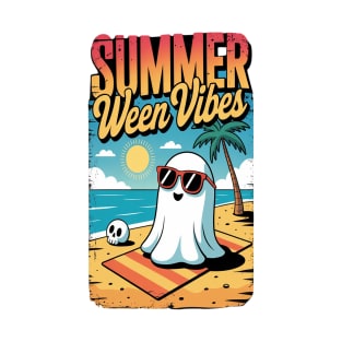 Summerween Vibes Ghost Summer Halloween T-Shirt