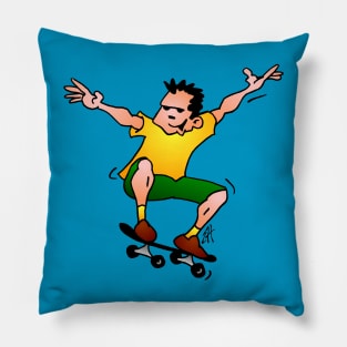 Skateboarder Pillow