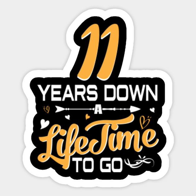 11 Years Down 11th Wedding Anniversary - 11th Wedding ...