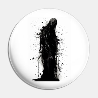 Grungy Grim Reaper Pin