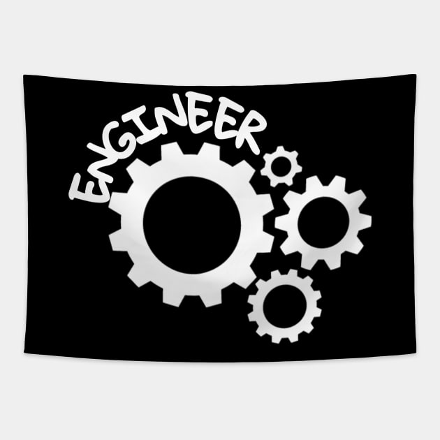 Engineer Tee Tapestry by SGcreative