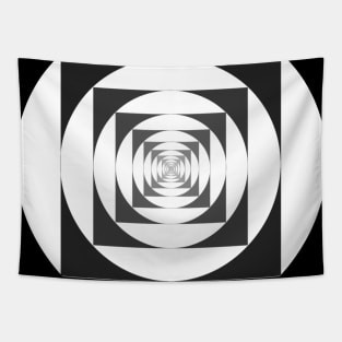 squares and circles Tapestry