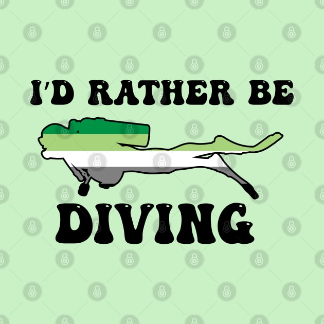 I'd Rather Be Diving: Agender Pride by ziafrazier