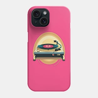 Turntable - Vintage Audio LP Vinyl Record Player design 2 Phone Case