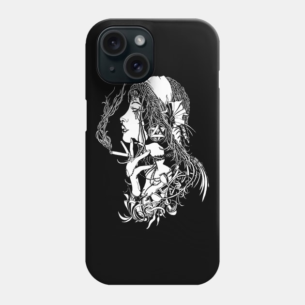 Nomadic by necessity | Visionary Art Phone Case by Trippinink