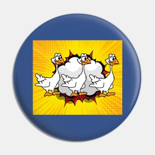 Funny Ducks To Laugh Pin