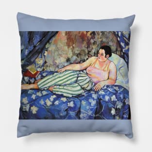 The Blue Room (Valadon) Pillow