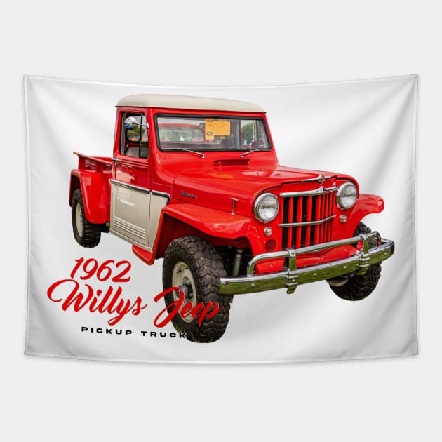 1962 Willys Jeep Pickup Truck Tapestry by Gestalt Imagery