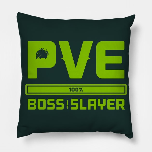 PVE Boss Slayer Pillow by HtCRU