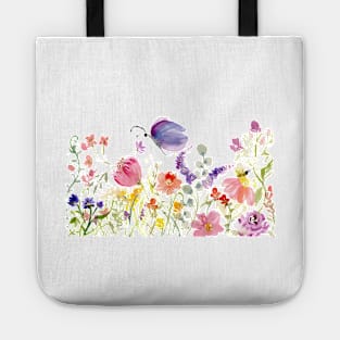 Whimsical Wildflowers Tote