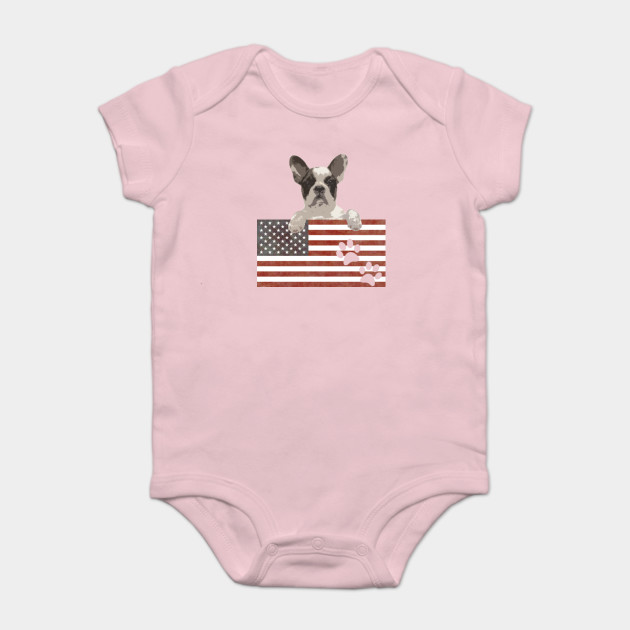 French Bulldog Gift American Flag Shirt Independence Day Usa Patriotic Dog Gift Frenchie 4th Of July T Shirt French Bulldog Clothes Onesie Teepublic