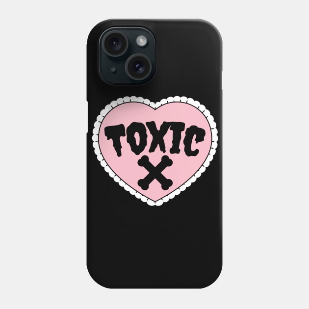 Toxic Heart Phone Case by Rockadeadly