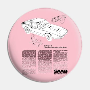 SAAB SONETT - advert Pin