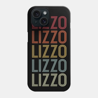 Retro Lizzo Wordmark Repeat - Vintage Style Phone Case