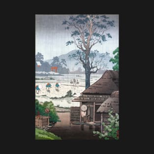 Rice Planting by Tsuchiya Koitsu T-Shirt