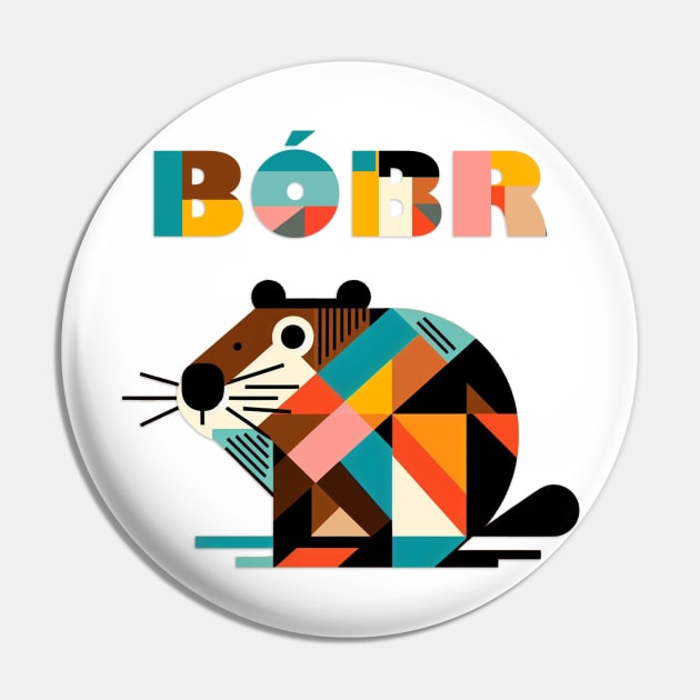 Geometrical Bóbr | Bobr Bober Boberek Beaver Biber Pin by It_is_Okay