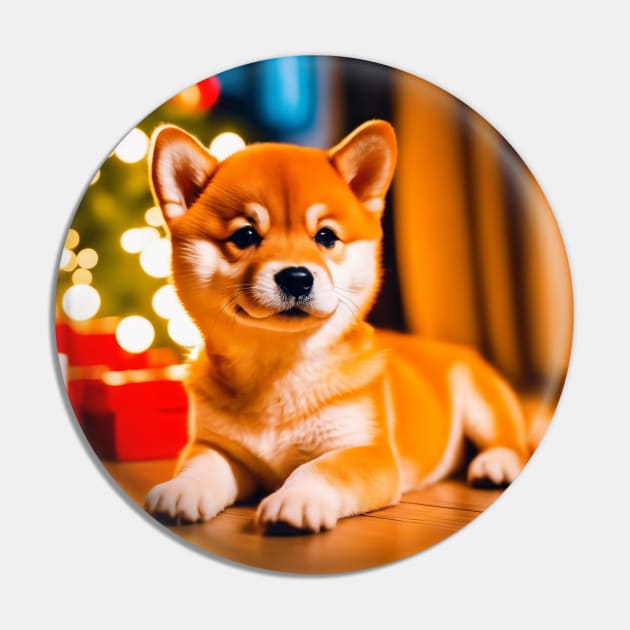 Shiba Inu Puppy by Christmas Gifts Pin by nicecorgi