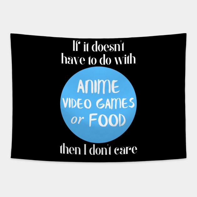 Anime, video games or food Tapestry by Siddhi_Zedmiu