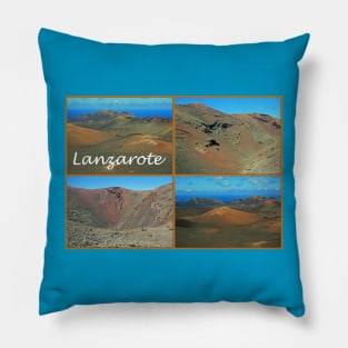 Volcanic Landscape, Lanzarote Pillow