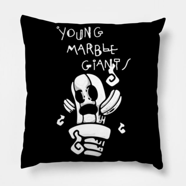 Young Marble Giants Pillow by PRINCE HIP HOP