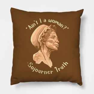 Sojourner Truth Portrait and Quote Pillow