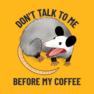 DON'T TALK TO ME BEFORE MY COFFEE T-Shirt