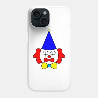 Clown - funny face. Phone Case