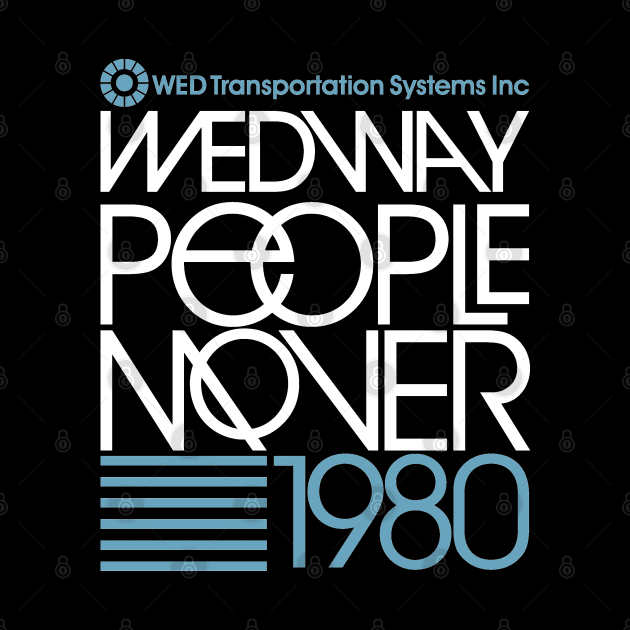 Wedway Transportation System Peoplemover 1980 by BurningSettlersCabin