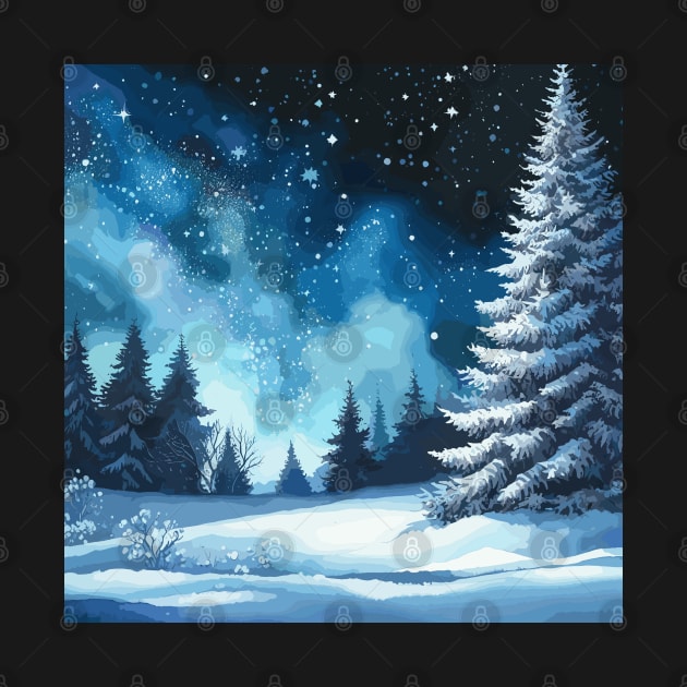 Winter Starry Night by Siha Arts