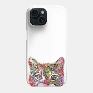 Peeking cat Phone Case