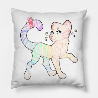 Rain the Pastel Tiger Pillow