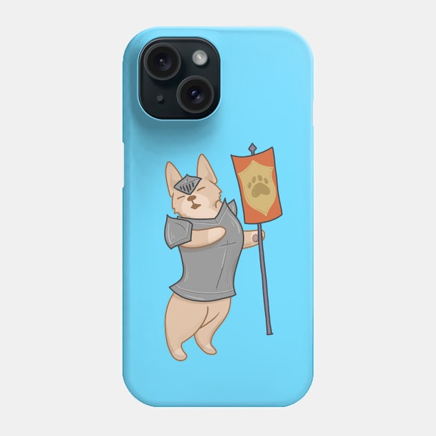 Knight Corgi! Phone Case by KelseyLovelle