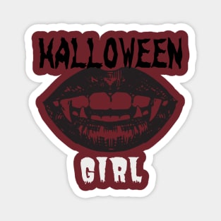 Halloween Girl Magnet