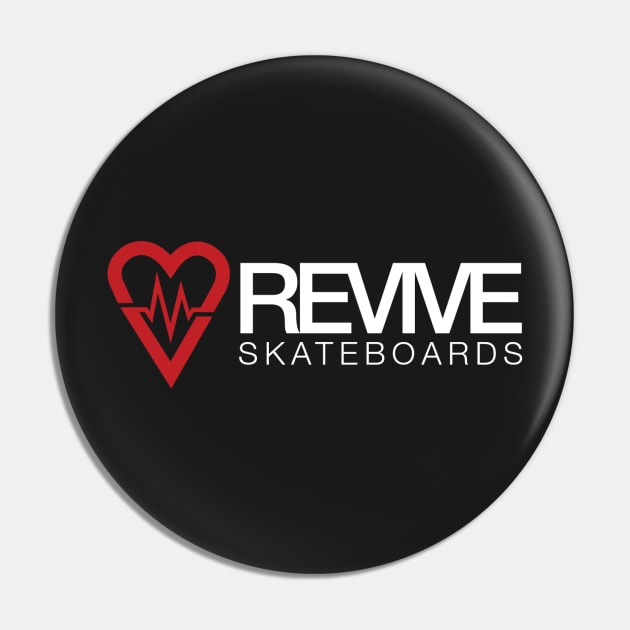 Revive Skateboarding Heartline Pin by audivo