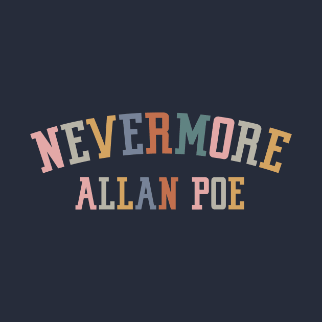 Edgar Allan Poe, Nevermore Raven Bookish by OutfittersAve