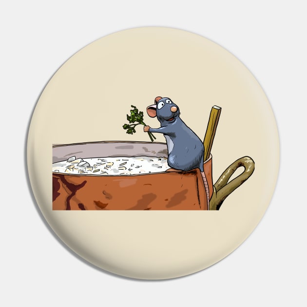 Ratatouille Pin by Black Snow Comics