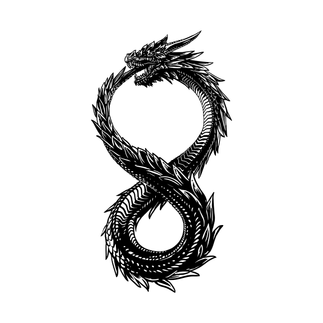 dragon ouroboros by Lab7115