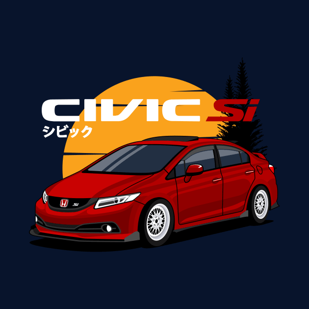 Civic SI Red Candy by masjestudio
