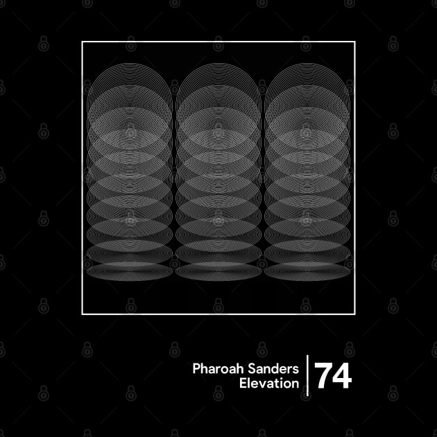 Pharoah Sanders / Minimalist Graphic Artwork Design by saudade