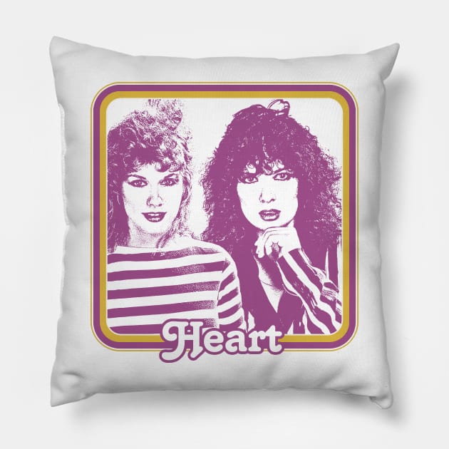 Heart / 80s Styled Original Fan Design Pillow by DankFutura