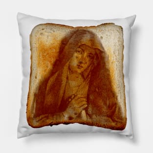 Virgin Mary On Toast Pillow