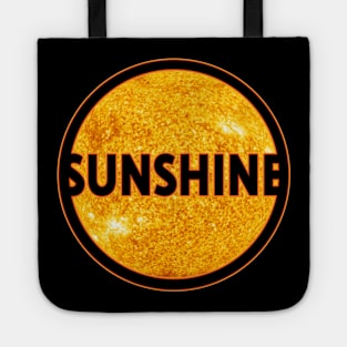 Sun, Sunshine with lettering gift space idea Tote