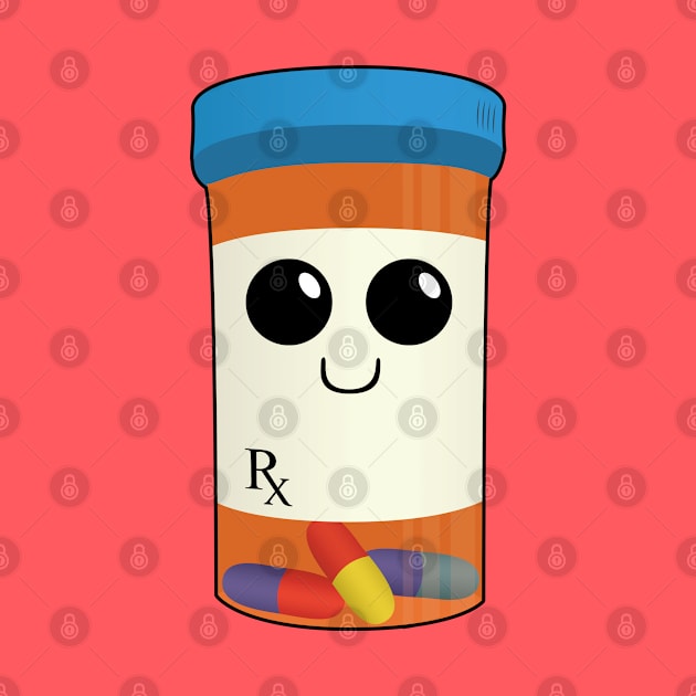 Rex the Pill Bottle - Drug Buddies by Strangers With T-Shirts