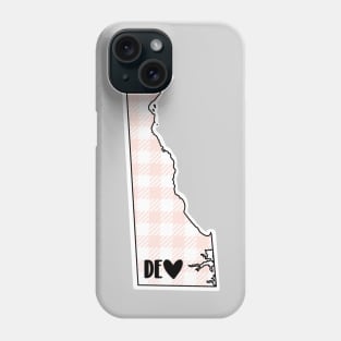 YSA States: Delaware (pink plaid) Phone Case