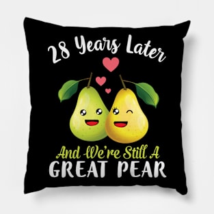 Husband And Wife 28 Years Later And We're Still A Great Pear Pillow