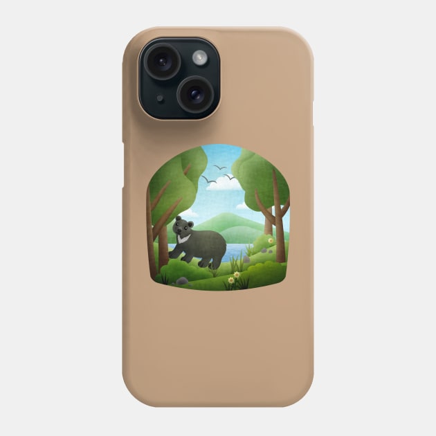 Formosan black bear Phone Case by CleanRain3675