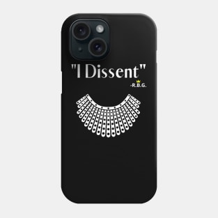 Ruth Bader Ginsberg Dissent Collar Notorious RBG Phone Case