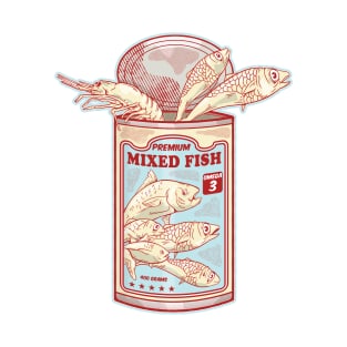 Mixed fish tinned fish T-Shirt