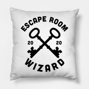 Escape Room Wizard Puzzle Game Escaping Team graphic Pillow