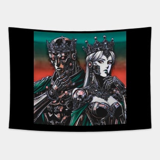 Cyborg King + Queen Tapestry